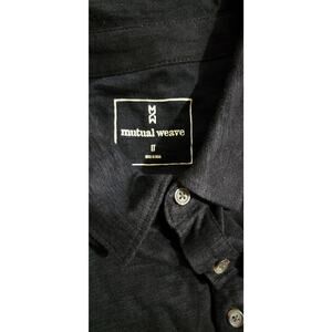 Mutual Weave Men's Button Up Polo Shirt Size LT